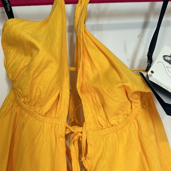 Vintage Baby Phat Yellow Dress-NWT-M - Picture 3 of 5